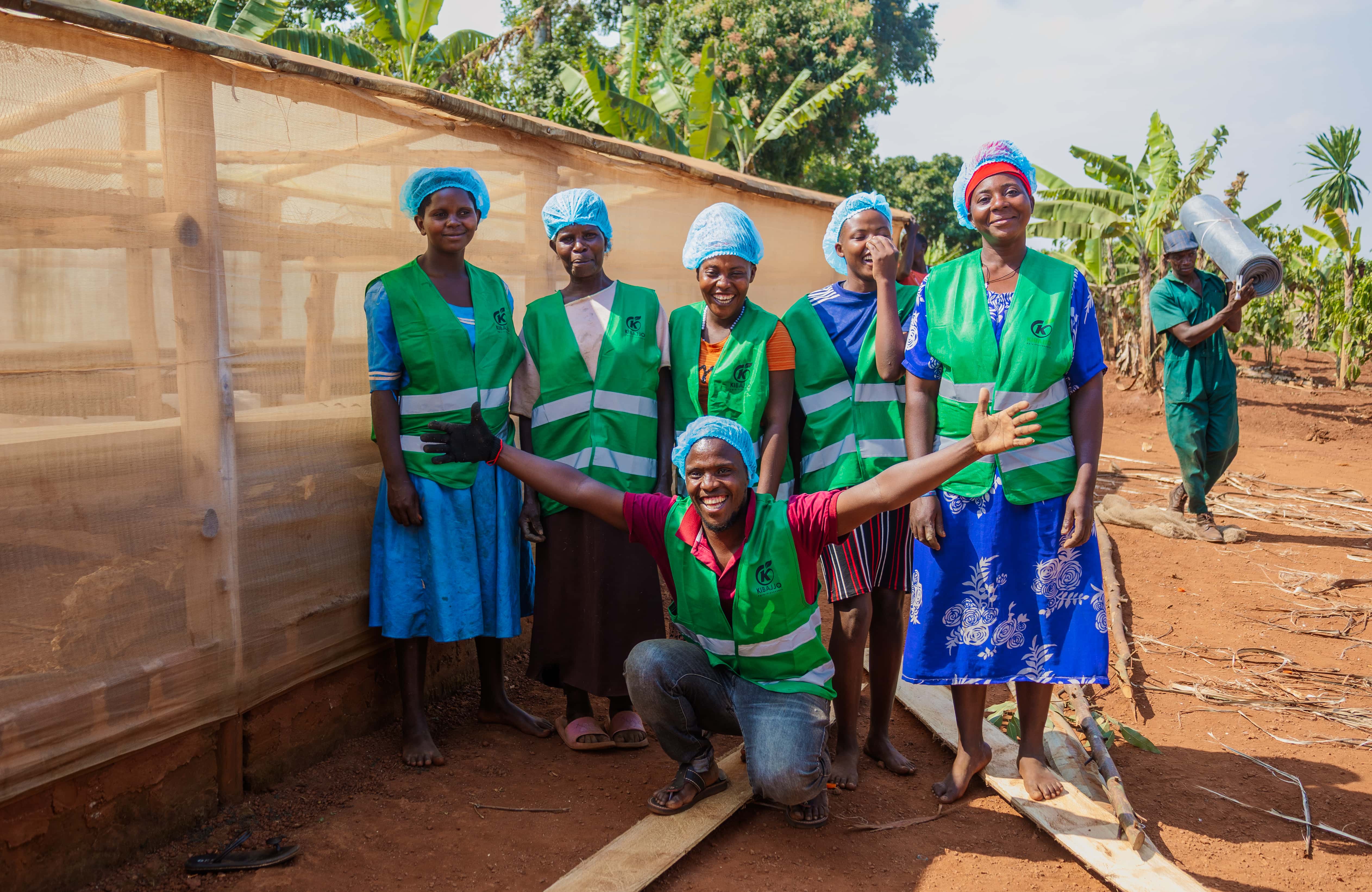 Kibajjo team and farmers